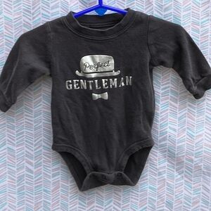Carter's Dark Gray Baby Bodysuit